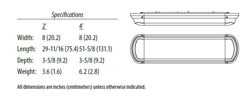 Lithonia FMLLBHL 24IN 40K 80CRI BN 25W 24" Linear LED Flush Mount, 4000K Color Temperature, 80 CRI, Brushed Nickel