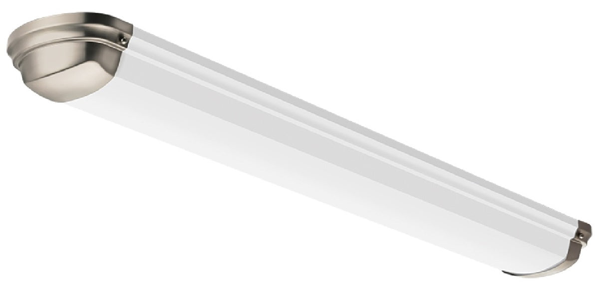 Lithonia FMLLBHL 48IN 40K 80CRI BN 94W 48" Linear LED Flush Mount, 4000K Color Temperature, 80 CRI, Brushed Nickel
