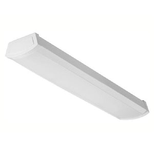 Lithonia FMLWL 48 835 40 Watts 2380 Lumens LED Indoor Ceiling 4 FT (48 inches) Wrap Around Linear Flush Mount White Finish 3500K