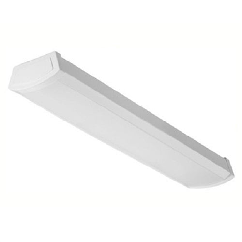 Lithonia FMLWL 48 827 40 Watts 2380 Lumens LED Indoor Ceiling 4 FT (48 inches) Wrap Around Linear Flush Mount White Finish 2700K