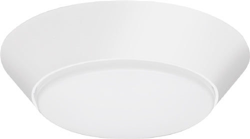 Lithonia FMMLS 7 SWW2 WL LED Indoor Ceiling 7 inches Round Flush Mount 3000K/4000K/5000K CCT Switchable, Wet Location, White Finish