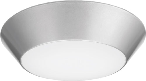 Lithonia FMMLS 7 SWW2 DNA LED Indoor Ceiling 7 inches Round Flush Mount 3000K/4000K/5000K CCT Switchable Natural Aluminum Finish