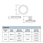 Lithonia FMSATL 13 14840 BN M4 16 Watts 980 Lumens LED Indoor Ceiling 13 inches Round Flush Mount Brushed Nickel 4000K