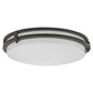 Lithonia FMSATL 16 20830 BZA M4 23 Watts 1600 Lumens LED Indoor Ceiling 16 inches Round Flush Mount Antique Bronze 3000K