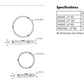 Lithonia FMSATL 13IN RD SWW5 90CRI 120 BN 13" LED Round Decorative Flush Mount, Selectable CCT 2700K/3000K/3500K/4000K/5000K,90 CRI, 120V, Brushed Nickel