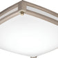 Lithonia FMSATL 13IN SQ SWW5 90CRI 120 MB 13" LED Square Decorative Flush Mount, Selectable CCT 2700K/3000K/3500K/4000K/5000K,90 CRI, 120V, Matte Black