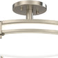 Lithonia FMSFSATL 16IN RD SWW5 90CRI 120 MB 16" LED Round Decorative Semi-Flush Mount, Selectable CCT 2700K/3000K/3500K/4000K/5000K,90 CRI, 120V, Matte Black
