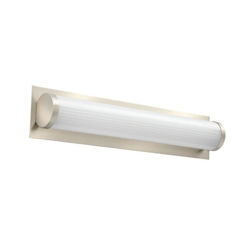 Lithonia FMVTRL 48IN MVOLT 30K 90CRI BN M4 Lithonia Traditional Round Vanity 18 Watt 1300 Lumens 3000K Warm White 24" Length 90 CRI Brushed Nickel
