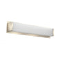 Lithonia FMVTSL 24IN MVOLT 30K 90CRI BN M4 Lithonia Traditional Square Vanity 18 Watt 1300 Lumens 3000K Warm White 24" Length 90 CRI Brushed Nickel