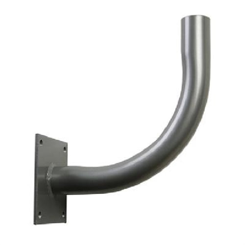 Lithonia FRWB DDBXD U Wall Mount Flood Right Angle Bracket, 12" X 13" (8" Radius Curve), 2-3/8" O.D. Tenon Size, Dark Bronze