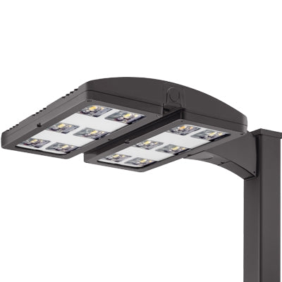 Lithonia HLA LED P2 30K T1S 347 SPA DBLBXD High Lumen Area LED Light P2 Performance Package, 3000K Color, Type I Short Distribution, 347V, Square Pole Mounting, Textured Black