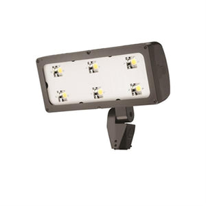 Lithonia HLF1 LED P5 50K WFL MVOLT VG YKC64 PER7 DBLXD 368W High Lumen LED Floodlight, P5 Performance Package, 5000K, Wide Flood Distribution, 120-277V, Vandal Guard, Yoke with 4ft, 16-3 SO Cord, Seven-Wire Receptacle, Black