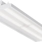 Lithonia IBE L48 18000LM SD080 MD MVOLT GZ10 40K 80CRI E15WCP BPK DWH High Bay LED 48" 18000 Lumens, Semi-Diffuse Acrylic, Medium Distribution, 0-10V Dimming, 4000K Color Temperature, EM Self-Diagnostics Battery Pack, Fixture Back Pack, White