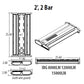 Lithonia IBG 12000LM SEF ATL ND MVOLT GZ10 40K 80CRI MB 76W LED High Bay, 12000 Lumens, Standard Efficiency Performance Package, Acrylic Textured Lens, Narrow Distribution, 120-277V, 0-10V Dimming, 4000K, 80 CRI, Matte Black