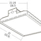 Lithonia IBH 12000LM SD080 MD MVOLT OZ10 40K 80CRI WH LED High Bay 12000 Lumens, 120-277V White Finish