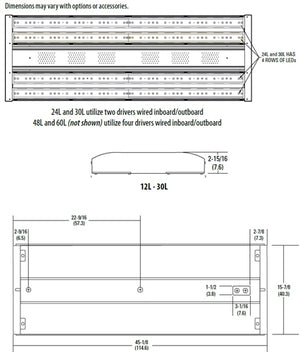 Lithonia IBL 12L ND SD125 LP850 100W LED High Bay, 12000 Lumens, Narrow Distribution, Semi-Diffuse Acrylic Lens, 80 CRI, 5000K Color Temperature