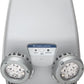 Lithonia INDL SP640L UVOLT LTP SDRT 3.3W Indura Damp Location Emergency Light, 640 lumen, Spot Distribution, 120-347V, Lithium Iron Phosphate Battery, Self-Diagnostics, Remote Testing