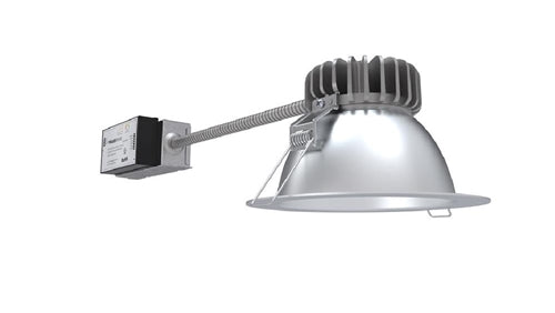 Lithonia LBR6 ALO3 SWW1 AR LSS WD MVOLT 90CRI UGZ 6" Round LED Retrofit Downlight, 2000/2500/3000 Lumen, 3000K-3500K-4000K-5000K, Clear Reflector, Self-Flanged Semi-Specular Reflector, Wide Distribution, 120-277V, 90 CRI, Dim to 10% 0-10V