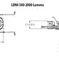 Lithonia LDN4 30/10 MVOLT GZ10 E10WCP HSG 4" Round LED Downlight, 3000K, 1000 Lumens, 0-10V Driver Dimming to 10%, 10W Emergency Battery Pack, Housing Only