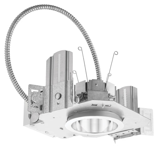 Lithonia LDN4 50/30 MVOLT GZ10 HSG 4" Round LED Downlight, 5000K, 3000 Lumens, 120-277V, 0-10V Driver Dims to 10%, Includes LED and Housing
