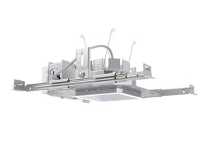 Lithonia LDN4SQ 40/25 MVOLT EZ1 HSG 4" Square Open Non-IC New Construction Downlight, 4000K, 2500 Lumens, 120-277V, eldoLED Driver Dims to 1%
