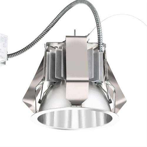 Lithonia LDN8RV 27/20 LR8AR LSS MVOLT EZ1 8" Downlight LED, 2700K, 2000 Lumens, 8" Downlight Clear Trim, Semi-Specular Finish, 120-277V, eldoLED 1% 0-10V