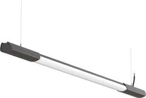 Lithonia LL4 5000LM 80CRI 40K EPD MIN10 ZT MVOLT F1/120A MB DEC 4' LED Suspended, 5000 Lumens, 80 CRI, 4000K, End Power Drop, Dims to 10%, Generic 0-10V Dimming, 120-277V