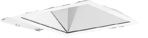 Lithonia LS4 WR EL TRIM 4" Square White Downlight Trim, 10W Battery Pack