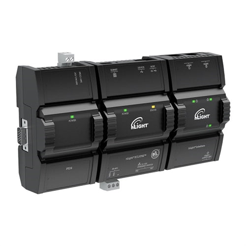 Lithonia NECY MVOLT BAC ENC NW GFXK nLight ECLYPSE System Controller, 120-277V, BACnet/IP & MS/TP Enabled, NEMA Type 1 Metal Enclosure, No Wi-FI Adapter, Touchscreen Interface
