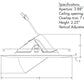 Lithonia RB56A SWW5 SNP M6 9W 5"/6" Adjustable Switchable White LED Trim Kit, 800 Lumens, 2700K-5000K Switchable CCT, 90 CRI, 120V, Satin Nickel Paint