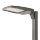 Lithonia RSX3 LED P2 40K R3 MVOLT SPA DDBXD Area LED Light, P3 Performance Package, 3000K, Type 3 Wide Distribution, 120-227V, Square Pole Mounting, Dark Bronze