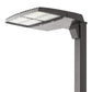 Lithonia RSX4 LED P6 30K R4 MVOLT IS DDBXD LED Area Light, P6 Performance Package, 3000K, Type 4 Wide Distribution, 120-277V, Adjustable Slipfitter, Dark Bronze