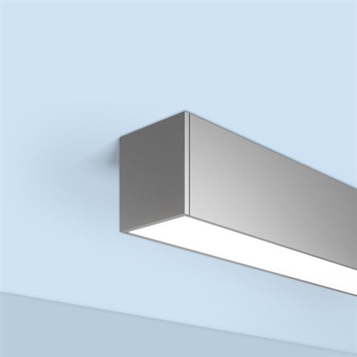 Lithonia S4SD LLP 8FT MSL4 80CRI 30K 1200LMF SCT MIN1 FLL MVOLT WHTT ZT 4' LED Surface Direct Pendant, 8' Run Length/ Section, 80 CRI, 3000K, 1200 Lumens/ Ft, Single Circuit Switch, Dim to 1%, Flush Lens, 120-277V, White Finish, 0-10V