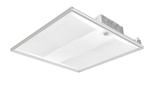 Lithonia SPX 2X2 4000LM 80CRI 35K BFR 3DCB MIN1 ZT MVOLT MW 2'x2' LED Troffer, 4000 Lumens, 80 CRI, 3500K, Bezel Frame, 3D Center Basket Optic, Dims to 1%, 0-10V Dimming, 120-277V, Matte White