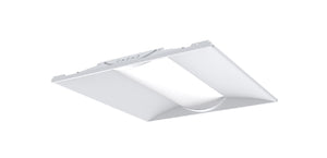 Lithonia STAKP 2X2 5000LM 80CRI 35K COL MIN10 ZT MVOLT 2'x2' STACK Prime LED Center Element Troffer, 5000 Lumens, 80 CRI, 3500K, Curved Opal Lens Without Trim, Dims to 10%, 0-10V Dimming, 120-277V
