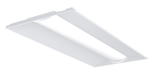Lithonia STAKP 2X4 6000LM 80CRI 40K COL MIN10 ZT MVOLT 2'x4' STACK Prime LED Center Element Troffer, 6000 Lumens, 80 CRI, 4000K, Curved Opal Lens Without Trim, Dims to 10%, 0-10V Dimming, 120-277V