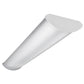 Lithonia STL4 20L EZB LP840 SC2 4' LED Wraparound, 2000 Lumens, 120-277V, eldoLED Dims to Dark, 0-10V, 4000K, Surface Conduit End Cap Provisions for Both End Caps, White