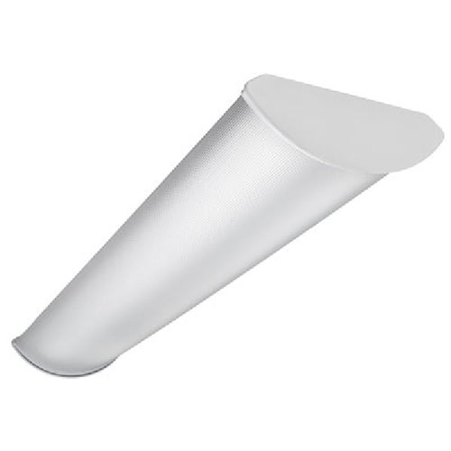 Lithonia STL4 20L EZB LP840 SC2 4' LED Wraparound, 2000 Lumens, 120-277V, eldoLED Dims to Dark, 0-10V, 4000K, Surface Conduit End Cap Provisions for Both End Caps, White