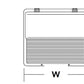 Lithonia TWH LED ALO 40K T3M 347 DWHGXD LED Wall Luminaire, Adjustable Light Output, 4000K, Type III Medium Distribution, 347V, Textured White