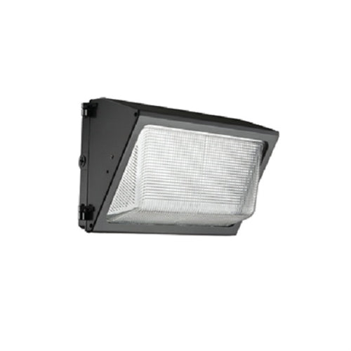 Lithonia TWR1 LED 1 50K MVOLT 33W Glass Refractor LED Outdoor Rectangular Die-Cast Wall Pack, 3400 Lumens, 5000K, 120-277V, No Controls, Dark Bronze Finish