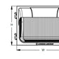 Lithonia TWX2 LED ALO 40K MVOLT DDBTXD Outdoor LED Wallpack Adjustable Light Output 4000K, in Dark Bronze