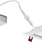 Lithonia WF4 SQ S LED 27K30K35K 90CRI MB M6 4" Square Wafer-Thin Housing-Free LED Downlight, Smooth Trim, Switchable Color Temperature 2700K, 3000K, 3500K, 90 CRI, Matte Black