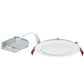 Lithonia WF6 LED 40K MB M6 1200 Lumens 6 inch LED Slim Recessed Downlight, Canless, 13 Watts, 4000K, Matte Black, 100 Watt Equal