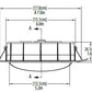 Lithonia WF6 ADJ LED 27K30K35K 90CRI MW M6 6" Gimbal Wafer-Thin Housing-Free LED Downlight, IC/ Non-IC, New Construction/ Remodel, Switchable Color Temperature, 2700K, 3000K, 3500K, 90 CRI, Matte White