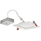 Lithonia WF6 SQ B LED 27K BN M6 860 Lumens 6 inch LED Slim Recessed Downlight, Canless, 13 Watts, 2700K, 80 CRI, Brushed Nickel, 75 Watt Equal