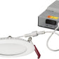 Lithonia WF8 LED 30K40K50K 90CRI MW M6 8" Wafer-Thin Housing-Free LED Downlight, Switchable 3000K, 400K, 5000K Color Temperature, 120V, 90 CRI, Matte White