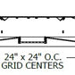 Mark Lighting WHSPR LCTR 2X2 80CRI 40K 2000LM MIN10 MVOLT SWC ZT 2'x2' Whisper LED Troffer with Luminous Center, 80 CRI, 4000K, 2000 Lumens, Constant Dim to 10%, 120-277V, Soft White Acrylic Center Shielding, 0-10V