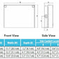 Lithonia WPX1 LED P2 40K MVOLT PE DBLXD 24W LED Wallpack, 2900 Lumens, 4000K Color Temperature, 120-277V, Photocell, Black