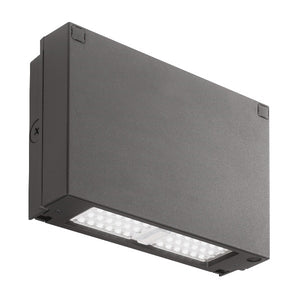 Lithonia WPX1 LED P2 50K MVOLT E14WC DBLXD 24W LED Wallpack, 2900 Lumens, 5000K Color Temperature, 120-277V, 4W -20 Degree Celcius Emergency Battery Backup, Black