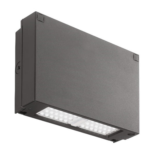 Lithonia WPX2 LED 40K MVOLT PE DWHXD 47W LED Wallpack, 6000 Lumens, 4000K Color Temperature, 120-277V, Photocell, White